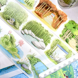 手账贴纸/胶带;不干胶标签;创意贴纸