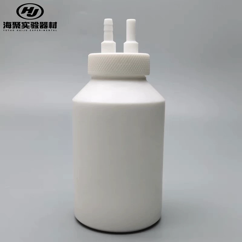 Фторопластовая бутылка для промывки газа Фильтр для промывки бутылки из ПТФЭ Газовые примеси Коррозионная стойкость Сопротивление высоким температурам