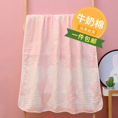 Wholesale baby bath towel milk cotton infant children blanket kindergarten baby cartoon baby cute elephant bath towel