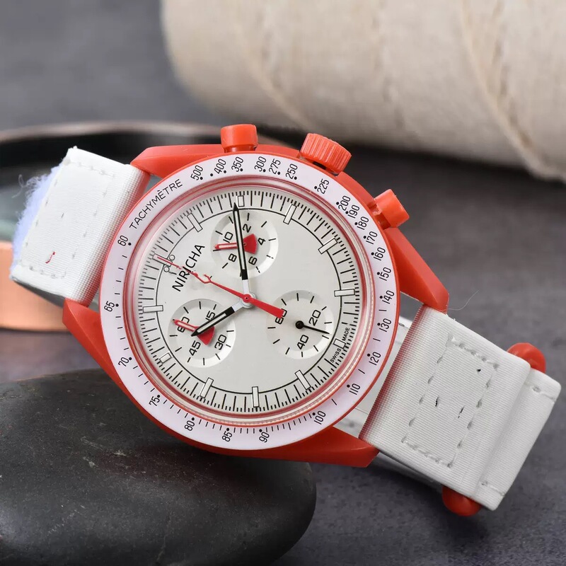 Oujia 2025 Foreign Trade Model Couple's Watch Moon-Themed Space Moon Landing Six-Hand Chronograph Quartz Watch Oujia 2025 Foreign Trade Model Couple's Watch Moon-Themed Space Moon Landing Six-Hand Chronograph Quartz Watch