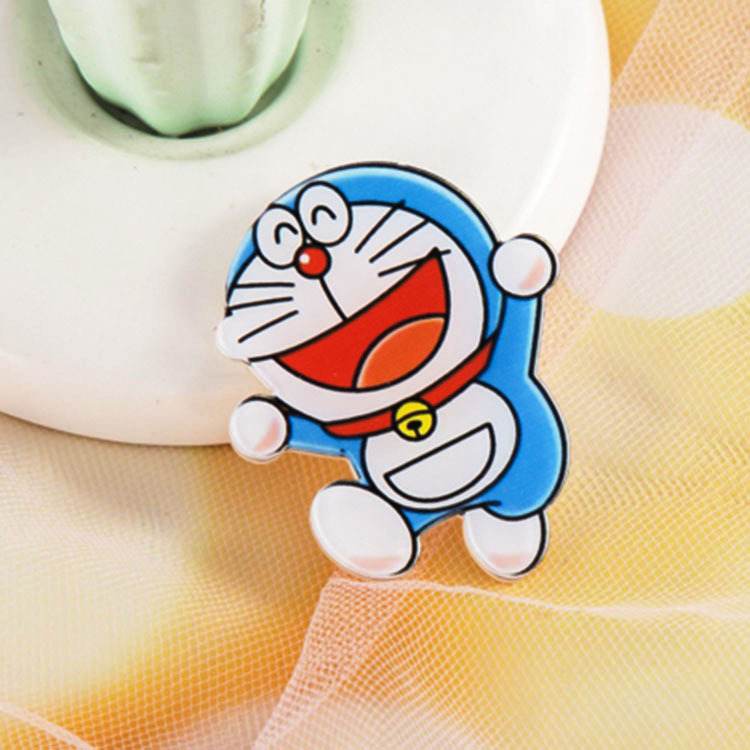 日本系アニメアクリルブローチかわいいドラえもんアニメバッジカスタム子供バッグストラップ|undefined