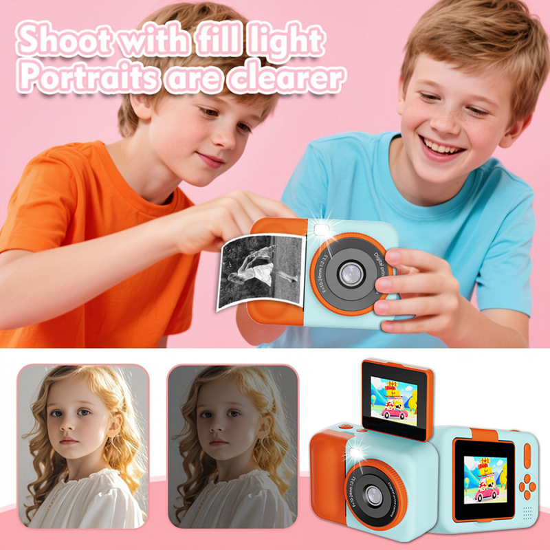 S11 Cross-Border Children's Camera Instant Print New Product Printing Camera Mini Thermal HD Printer Game Gift