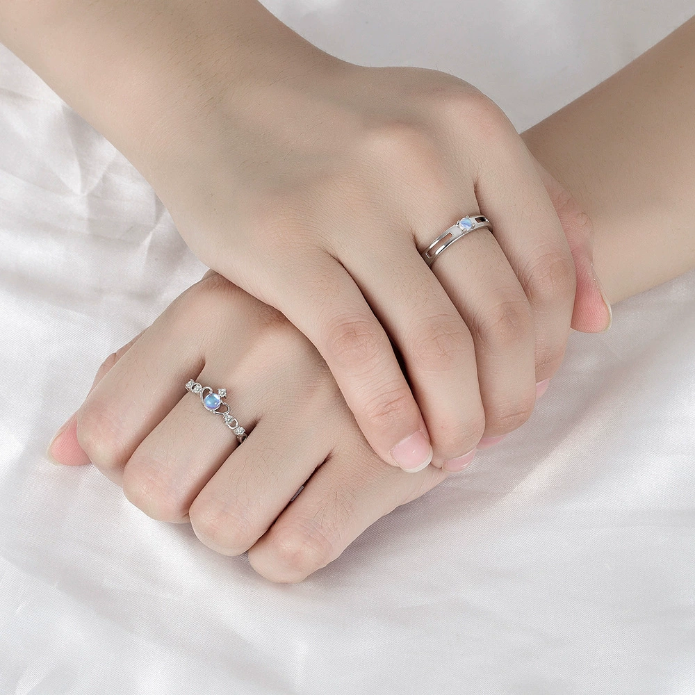 Tmall, one size ring for men and women for beloved, moonstone
