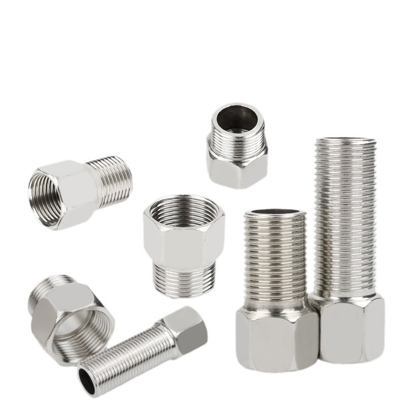 Acero inoxidable filamento interno y filamento externo directo acoplamiento de filamento interno engrosado alargado 6 minutos girar 4 puntos de diámetro reducido accesorios de tubería de agua