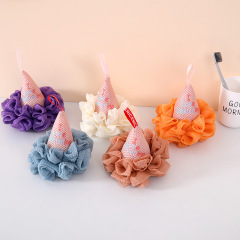 Wholesale Cute Bath Balls, Cartoon Shower Balls, Bath Flowers That Don't Scatter, Large Size, Foam Bathing Gadget, Bath Ball