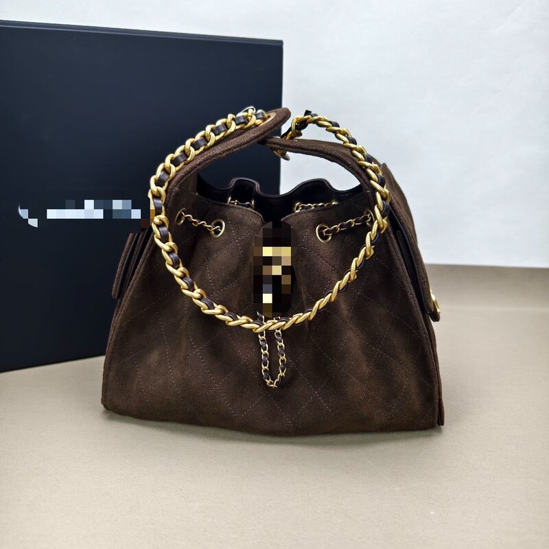 2026 New Model Caviar 25C Hippie Hobo Underarm Bag Fashion 25Bag Suede Shoulder Chain Crossbody Bag for Women 2026 New Model Caviar 25C Hippie Hobo Underarm Bag Fashion 25Bag Suede Shoulder Chain Crossbody Bag for Women