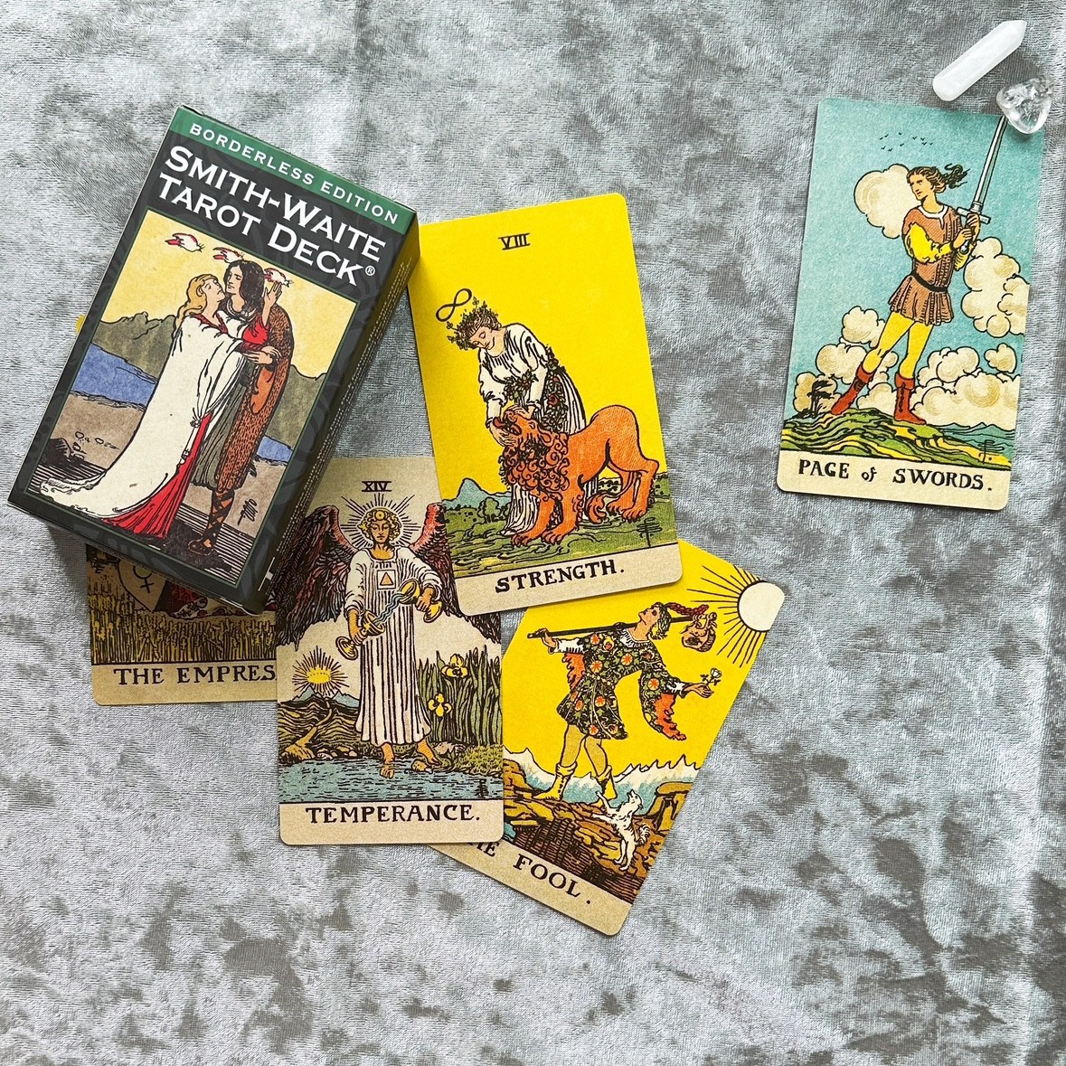 Imported Genuine Centennial Borderless Entry Level Taluo Waite Tarot Deck_voghion.com