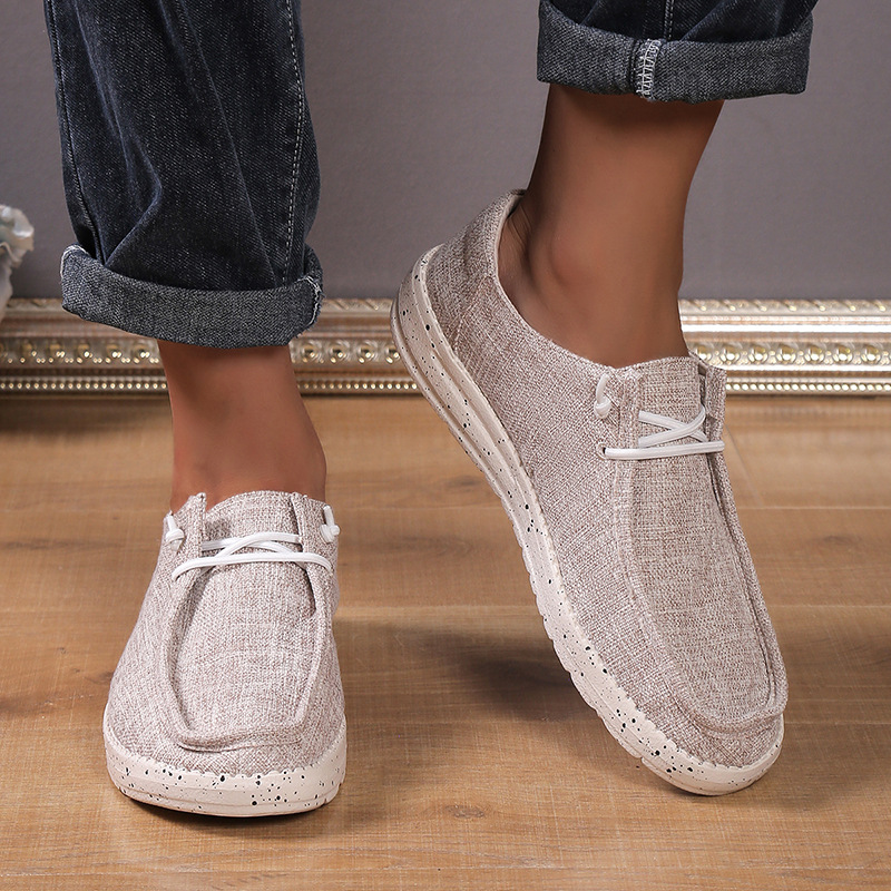 Cross-border Xiyin Best-selling Large-size Canvas Casual Shoes For Men, Canvas Men Loafers_vogvips.com