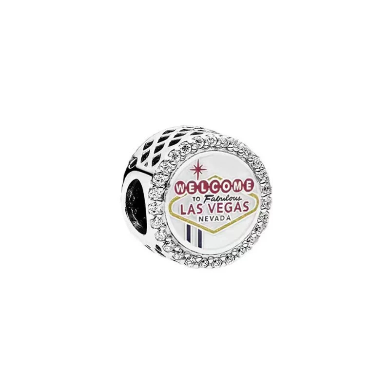 Клик-подвеска Panjiazhu Disyini Spider-Man Earrings Series Lucky Star Bead Guardian Ring Sterling Silver
