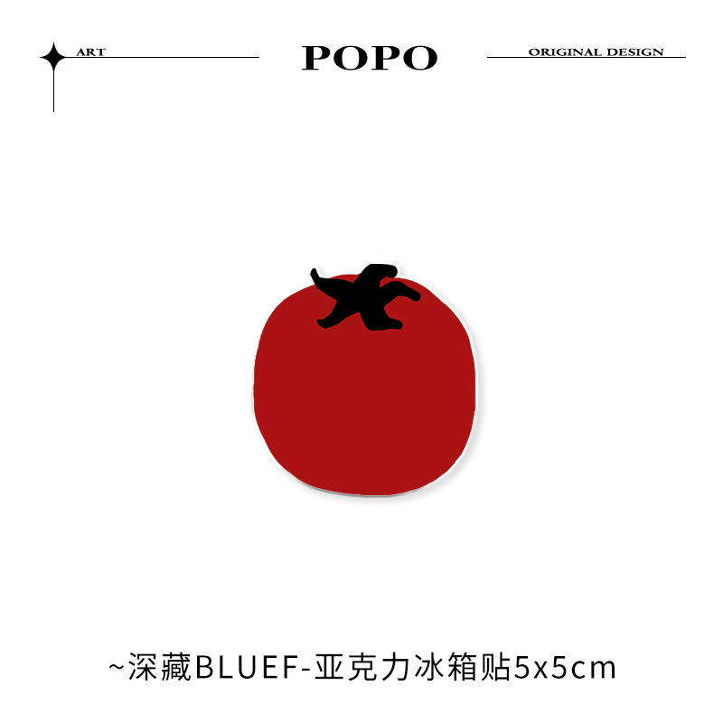 Caricatura gatito refrigerador adhesivo magnético 2024 nuevo adhesivo magnético acrílico decoración de armario moderno simple