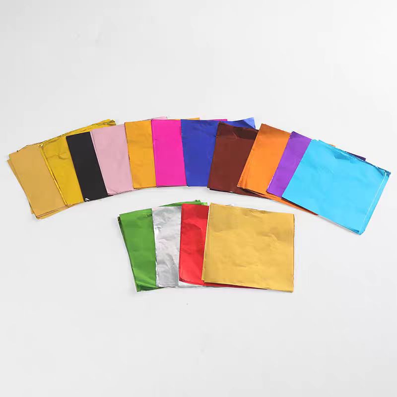 Papel de Aluminio de Color para Alimentos de Aluminio Grado Alimenticio para Alimentos y Chocolates