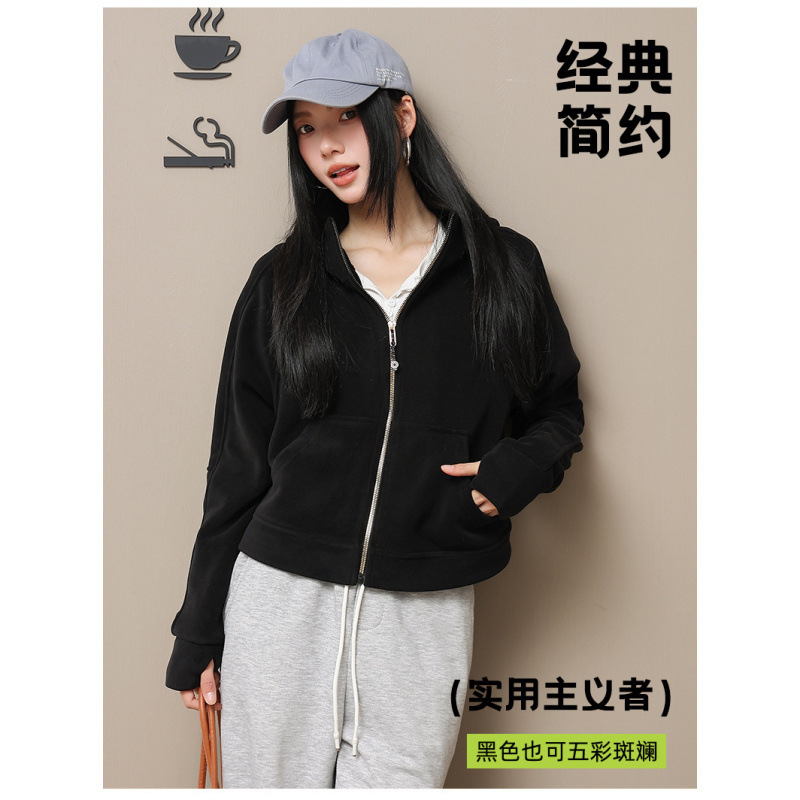 lulu同款2025秋冬爆款连帽拉链式保暖长袖运动瑜伽休闲卫衣外套女|undefined