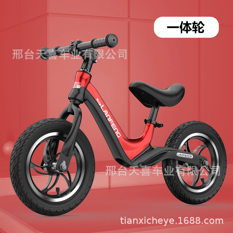 Coche de equilibrio para niños sin pedal 1-3-5-6 años bebé bicicleta deslizante scooter de 12/14 pulgadas para niños y niñas