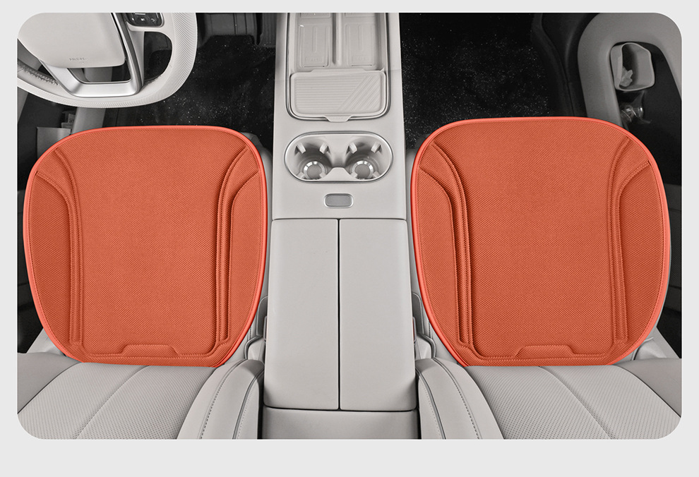 Cross-Border Four-Season Universal Car Seat Cushion New Model Latex Seaweed Fiber Three-Piece Set Non-Slip Summer Breathable Seat Cushion
