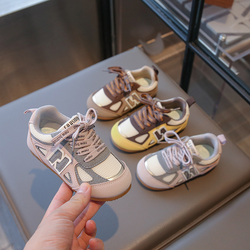 Children's Moral Training Shoes 2025 Autum New Korean Style Girls' Soft-Soled Casual Sports Shoes Boys' Sneakers Forrest Gump Shoes