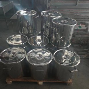 Бочка из нержавеющей стали SUS316L с герметичной пряжкой для пищевых продуктов, фармацевтическая, утолщенная, с двумя ушками, очень толстая, химическая