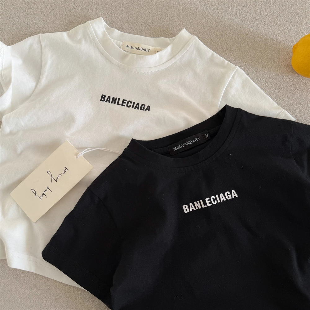 Children's breathable thin short sleeve T-shirt