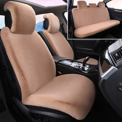 thickened car seat pad, car interior | Wool pad