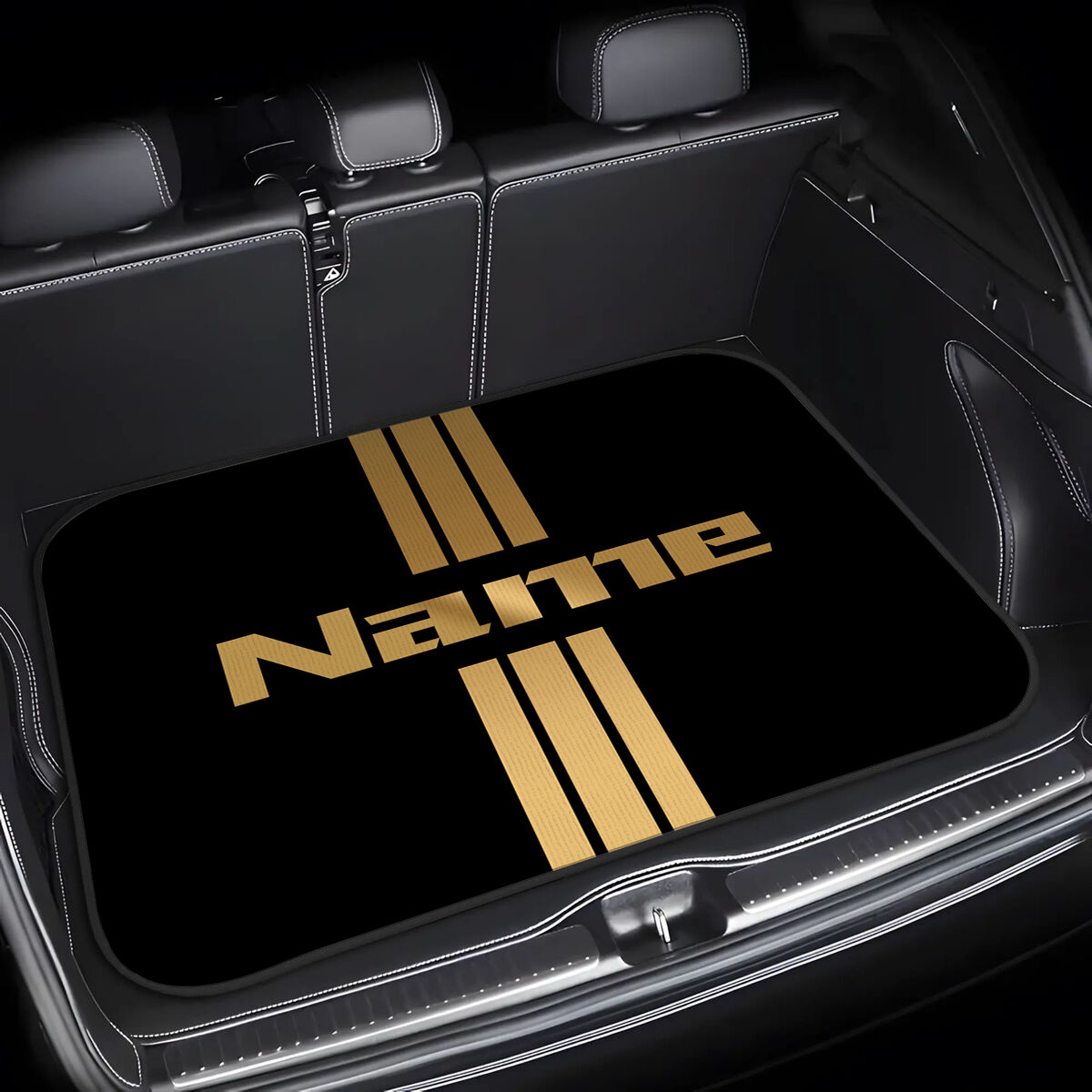Cross-Border Temu Simple Style Car Trunk Mat, Universal for All Seasons, Crystal Velvet, Dirt-Resistant, Dust-Proof Decorative Floor Mat