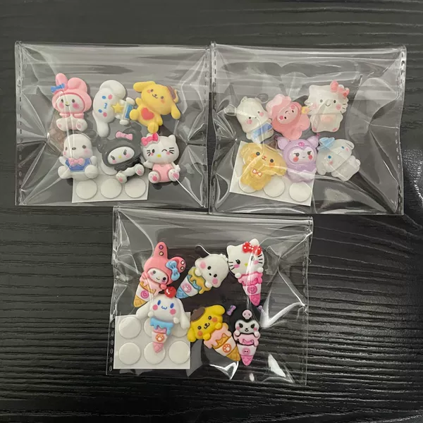Pack of 6 resin (6 random resin buckle + 6 dispenser)