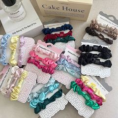 新款彩色组合小肠发圈简约高级感百搭头饰高少女弹力马尾头绳发饰