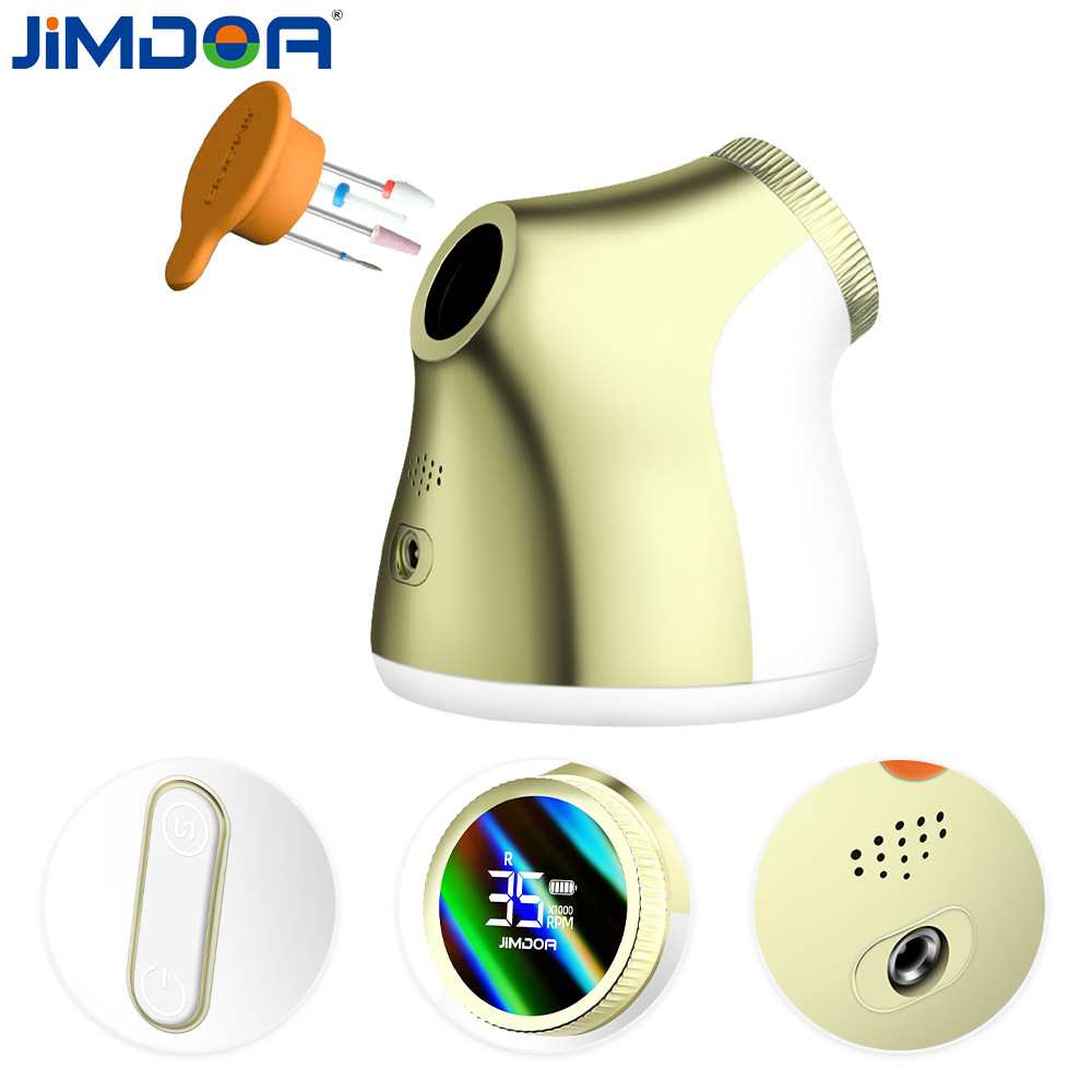 amolador de uñas cargador inalámbrico 35000 rpm pulido polidor multifuncional amolador de uñas doméstico