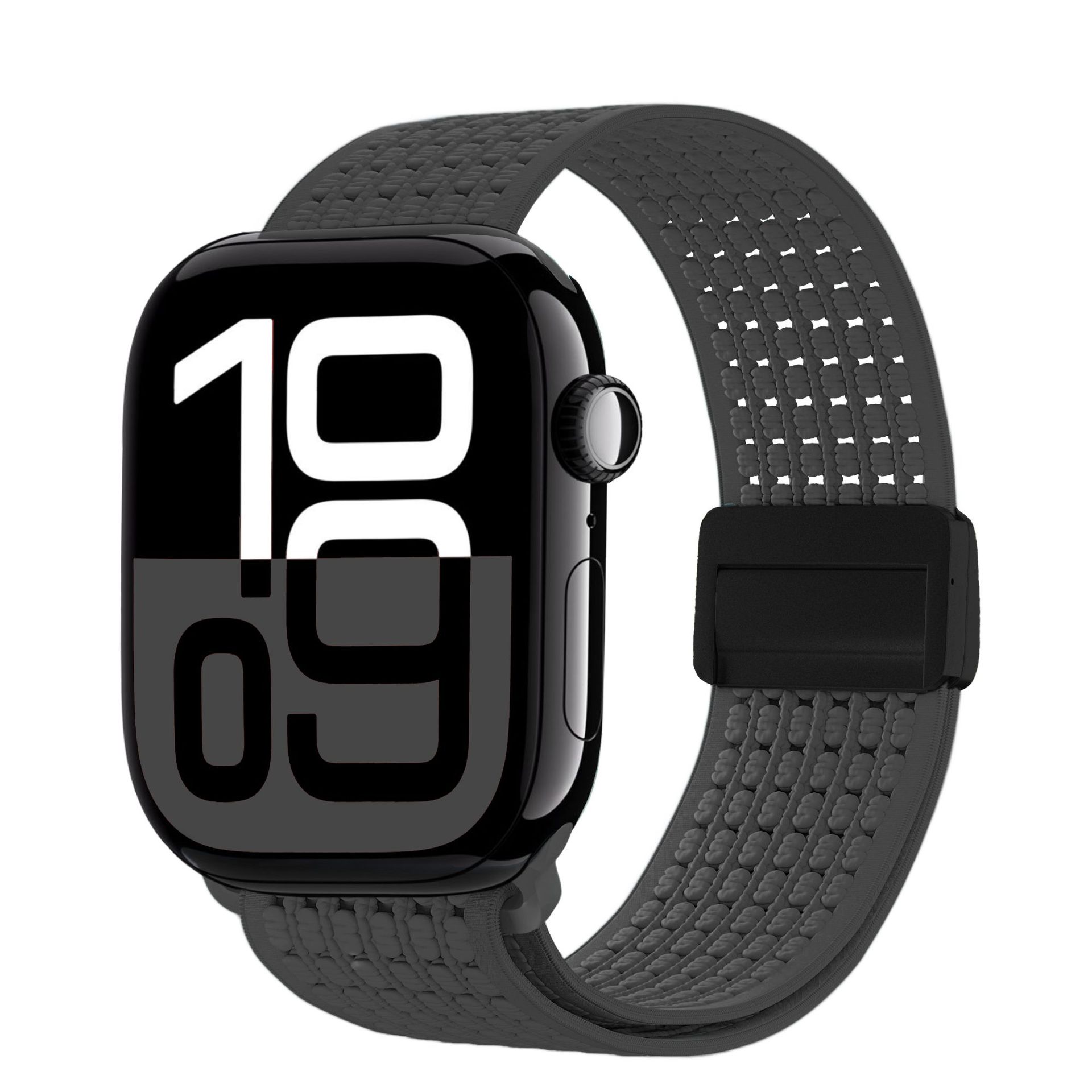 Correas para Apple Watch compatibles con Apple Watch 7/8/9, elásticas, de nailon tejido, con cierre magnético, correa para iWatch S10