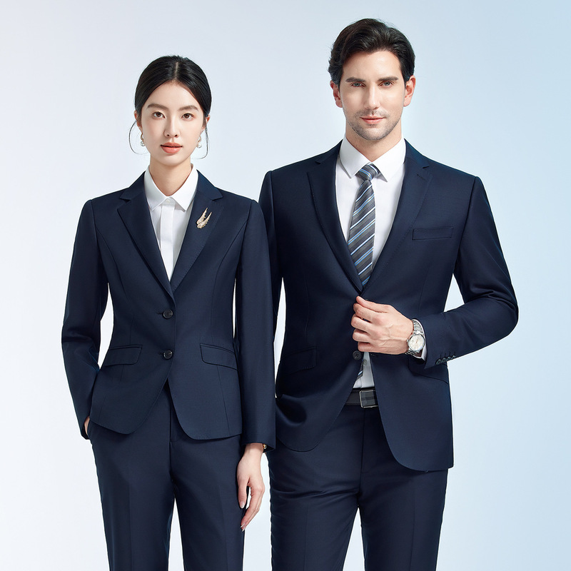 High-End Wool Suit Set, Sales Department Company Workwear, Manager Formal Suit, Professional Suit, Men's and Women's Workwear High-End Wool Suit Set, Sales Department Company Workwear, Manager Formal Suit, Professional Suit, Men's and Women's Workwear