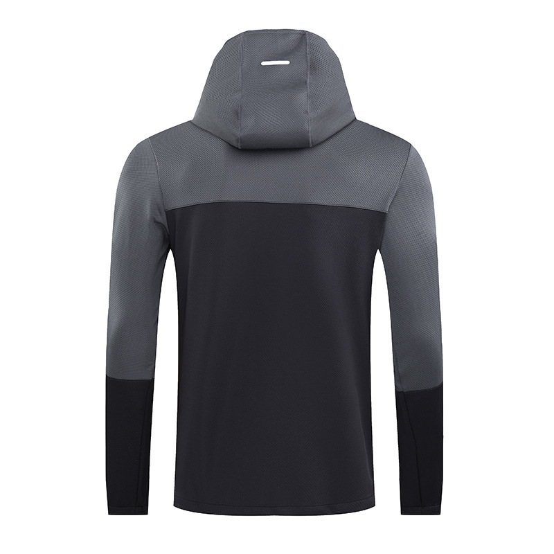 Primavera y verano ropa de gimnasio de hombre manga larga al aire libre abrigo anti-UV 2024 nuevo par de bicicleta deportiva ropa de protección solar