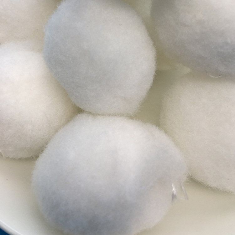 滤速快 过滤效果好改性纤维球 普通纤维球滤料 新泰净水材料