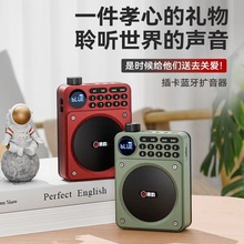 琅韵C65蓝牙老年人收音机大音量插卡扩音器户外多功能便携播放器