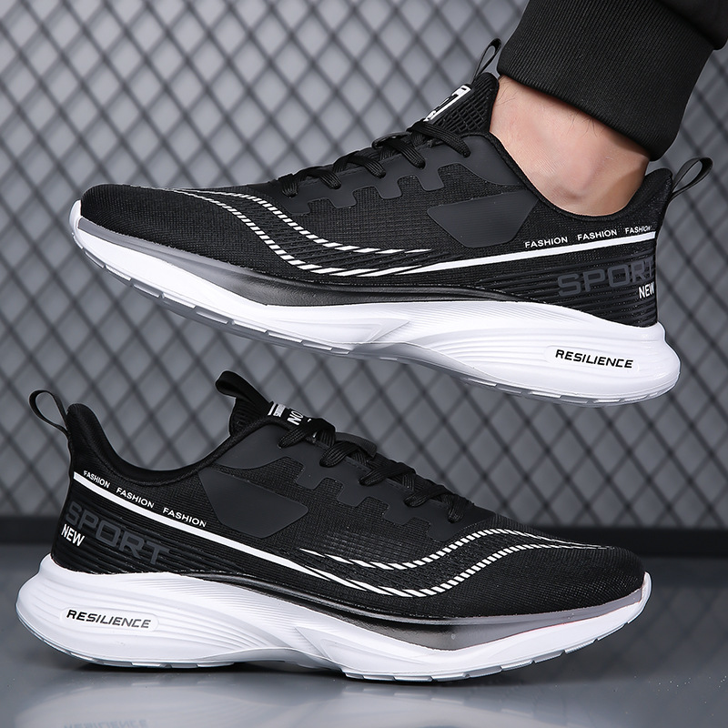 Autumn mesh breathable lightweight thin running sneakers