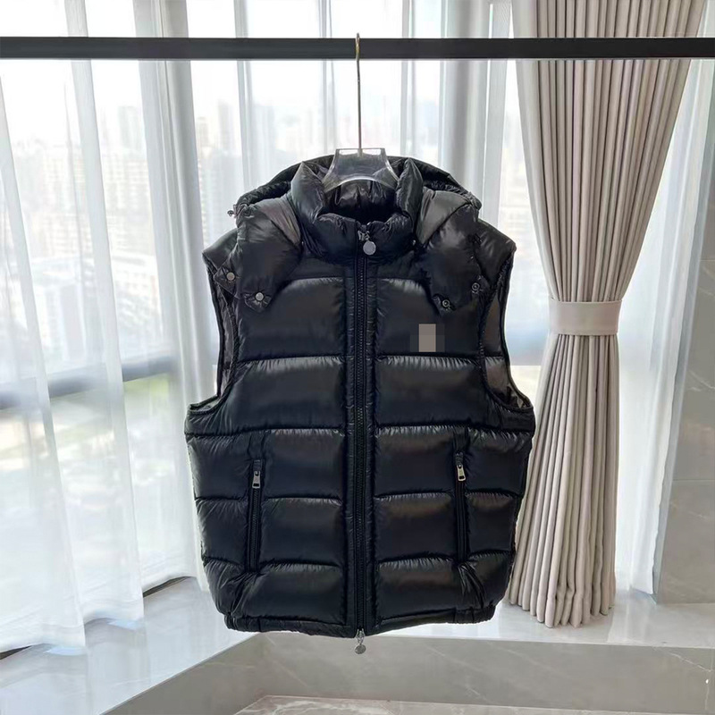 Mengkou Down Jacket Maya Hooded Vest Unisex White Goose Down Coat Mengkou Down Jacket Maya Hooded Vest Unisex White Goose Down Coat