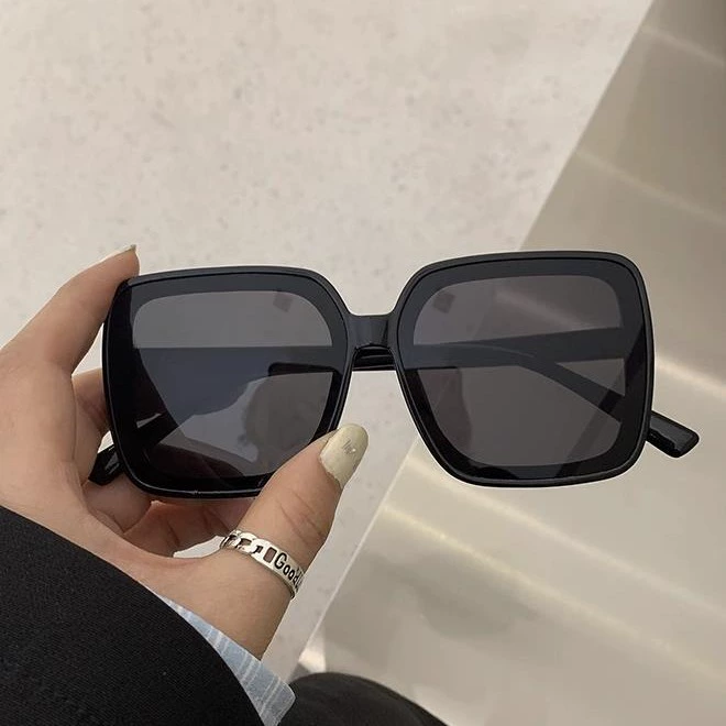 Square brand glasses, sunglasses, Korean style, high-quality style