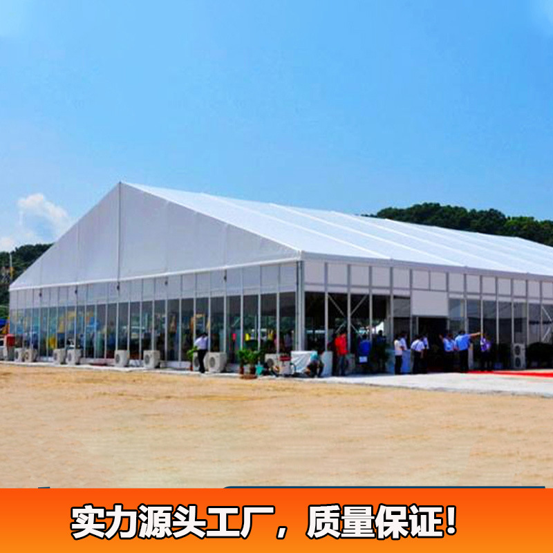 物流仓库铝合金篷房大型工业仓储遮阳棚户外活动蓬房帐篷