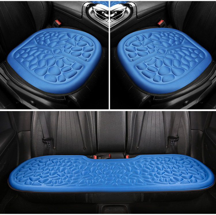 Four Seasons Car Seat Cushion Universal Three-piece Comfortable Air Cushion Simple Thickened Single-piece Rear Breathable Seat Cushion Without Backrest