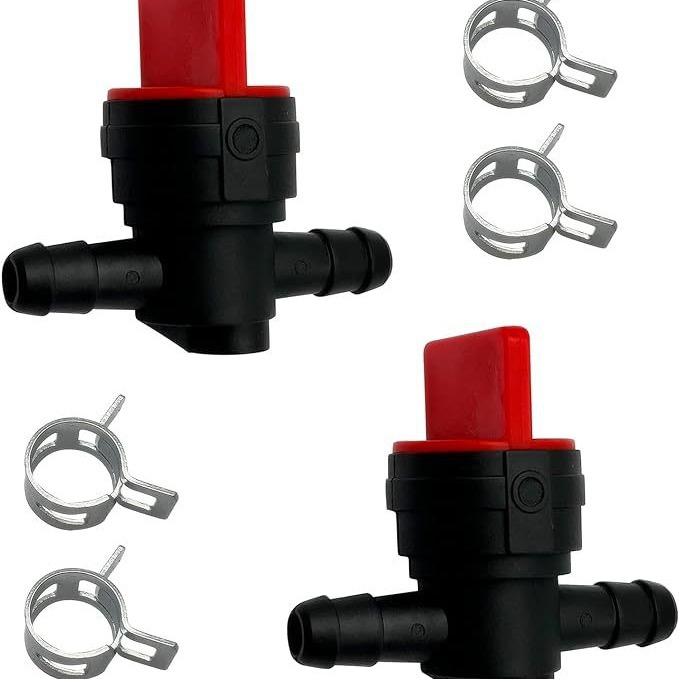 2件装燃油开关Briggs & Stratton关闭阀百力通燃油开关180度直通