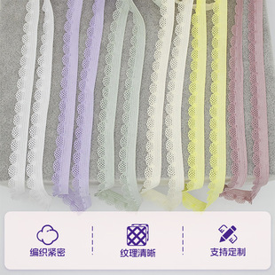 Elastic Waistband with Elastic Band 1.1cm Transparent Ultra-Fine Underwear Toothband Soft and Delicate Toothed Edge Band
