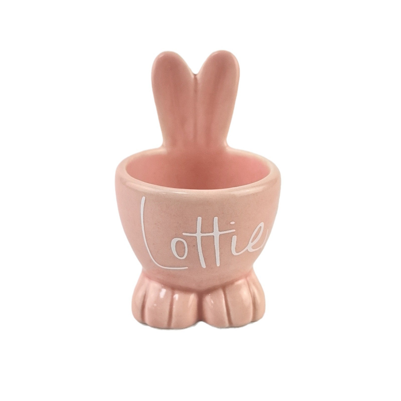 Pascua lindo conejo desayuno huevo taza huevo estante huevo creativo utensilios de mesa de comedor