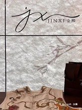 纸灯箱透光纹理服装店背景墙美容院中式门头广告招牌安装