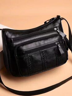 Polyurethane shoulder bag, one-shoulder bag, for middle age