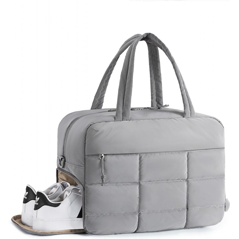 Pequeña bolsa de gimnasio bolso de pluma bolsa de fin de semana para mujeres viaje de noche bolsa de equipaje