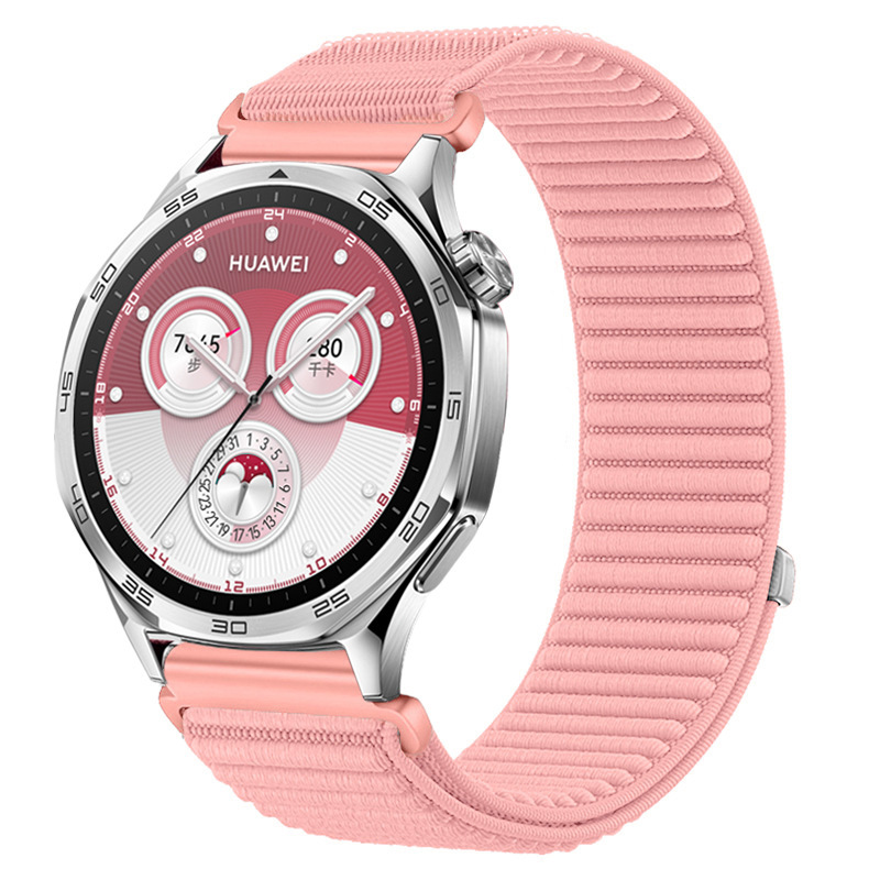 适用华为Watch5手表表带HUAWEI gt6/5原野山地纹尼龙回环表带22mm|undefined