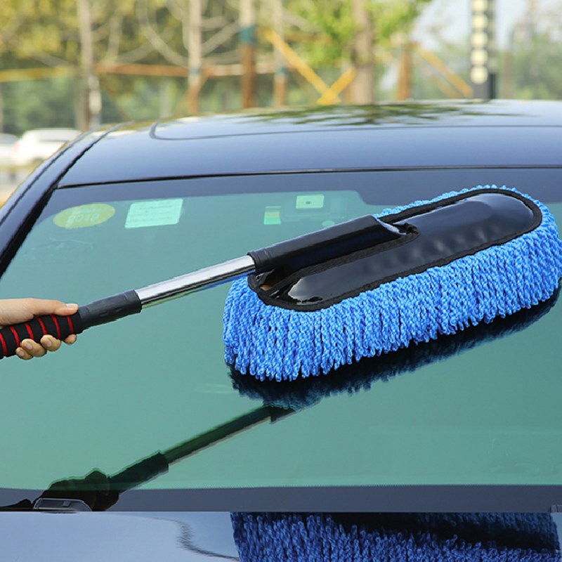 Car Cleaning Tool Special Brush for Dust Removal, Dustpan for Sweeping Dust Without Damaging the Car, Soft Bristle Car Cleaning Brush, Cleaning Mop
