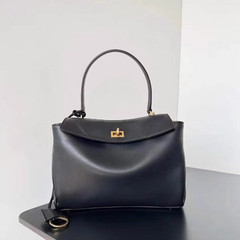 托特包2024新款真皮女包時尚單肩手提大容量媽咪包頭層牛皮休閒包
