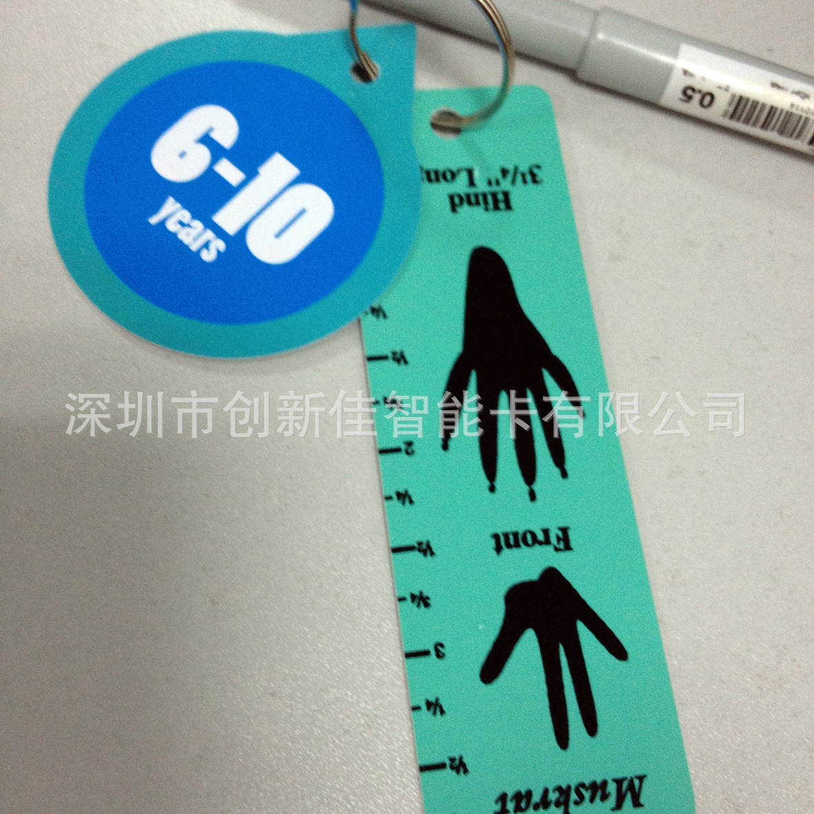 出口外单PVC吊牌卡非标规格吊牌卡商品吊牌卡书签吊牌卡