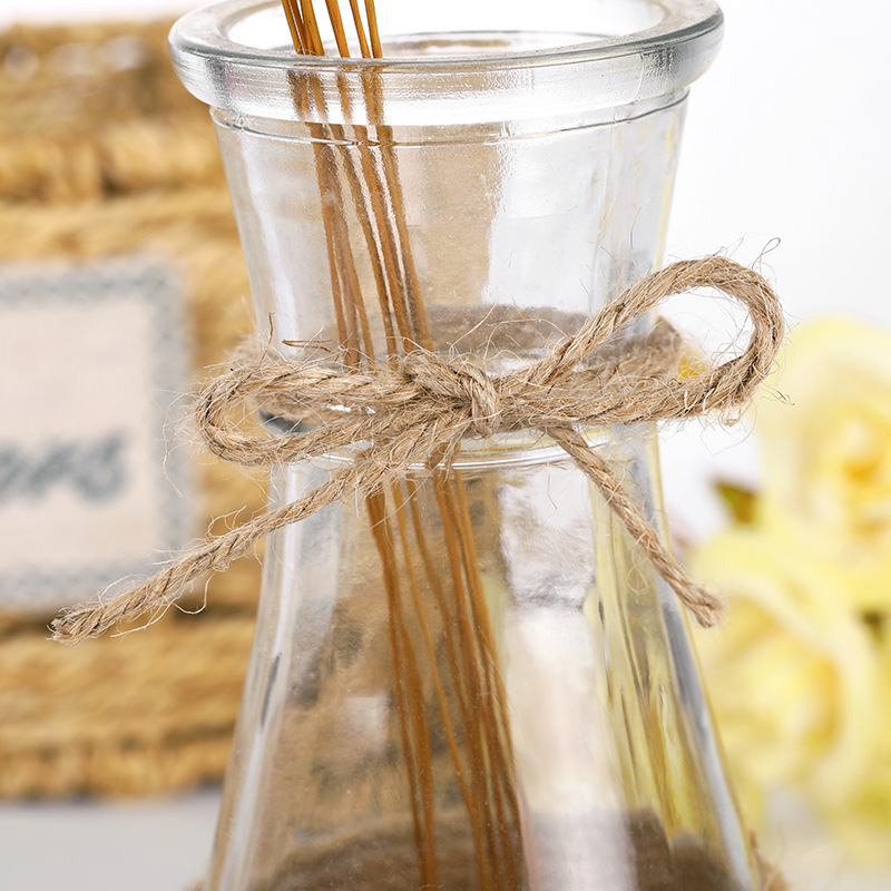 Cuerda de cáñamo natural de tres hebras gruesa y delgada cuerda de cáñamo vintage decoración de jardinería cuerda de vestir cuerda trenzada DIY cuerda de la etiqueta suministro directo