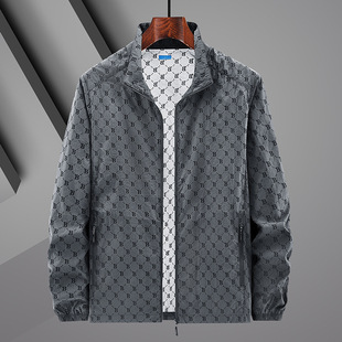 Summer Outdoor Sun Protection Clothing Men's and Women's Skin Clothing Breathable Quick-drying Fishing Sun Protection Clothing Men's Skin Windbreaker Printable LOGO