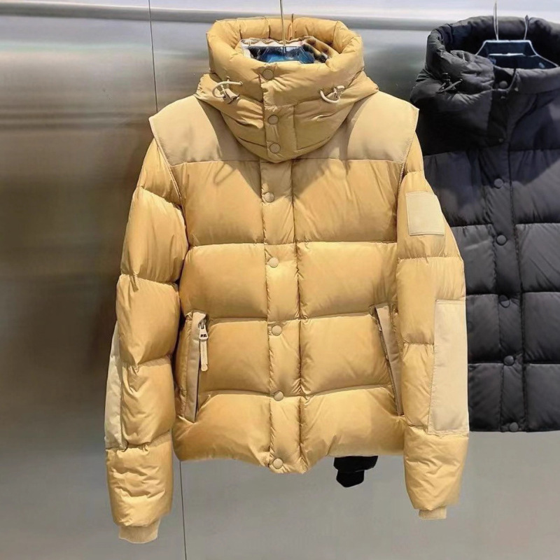 两穿鹅绒可拆卸帽袖连帽男士羽绒服men feather coat jacket|undefined