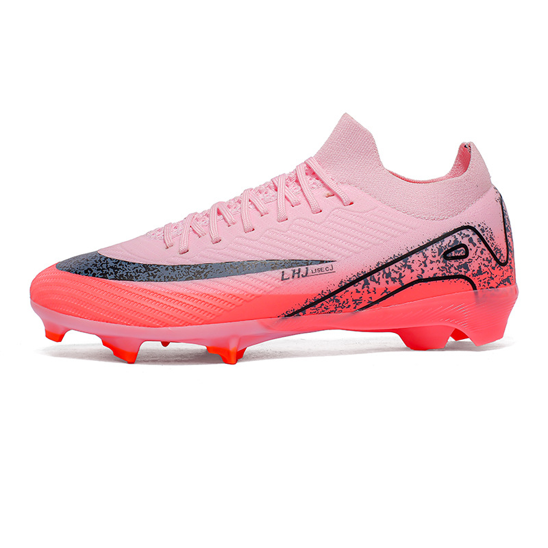 2025 nuevos zapatos de fútbol transfronterizos para hombres y mujeres de baja altura estudiantes de competición del campus zapatos de clavos cortos largos una generación de adolescentes